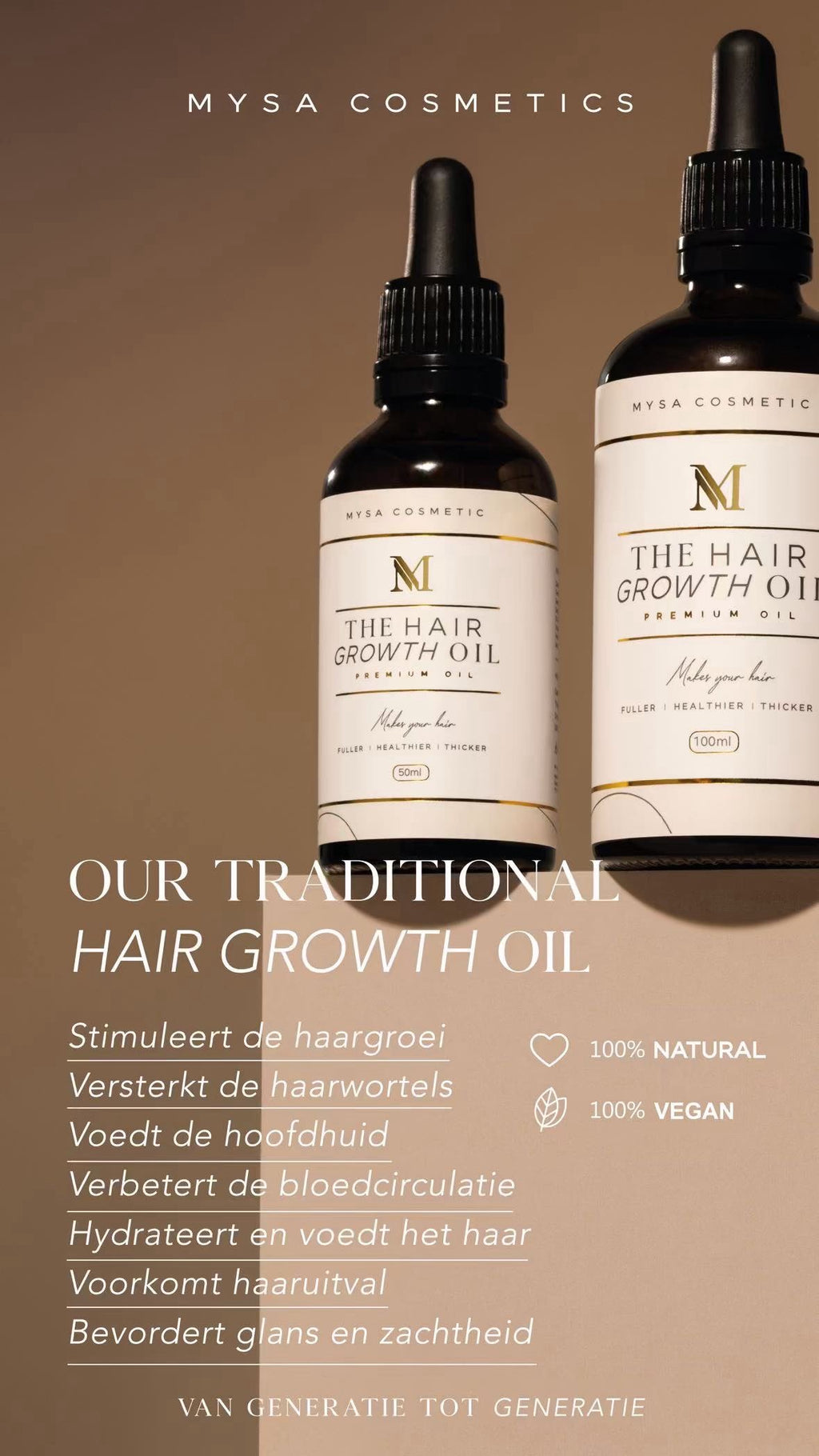 Mysa Hair Growth Oil – Natuurlijke Haargroei Olie
